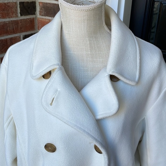 Lands End ThermaCheck Double Breasted Pea Coat - Picture 2 of 11